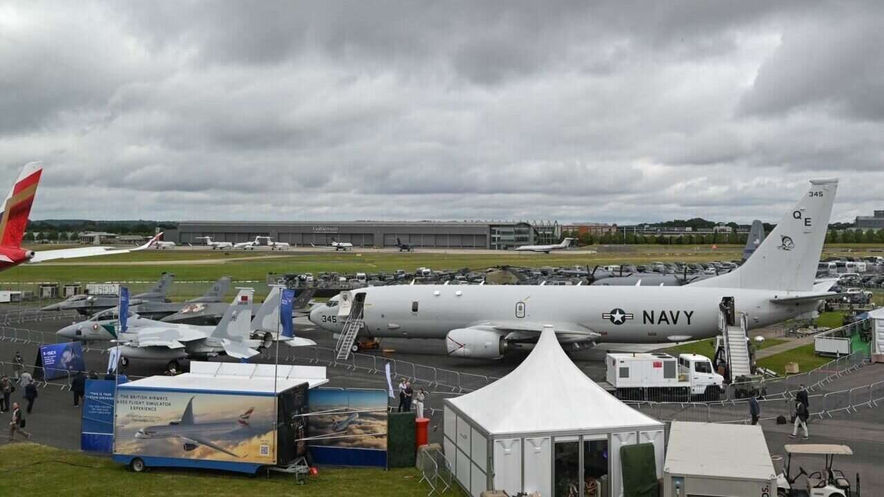 İngiltere’de “Farnborough Uluslararası Havacılık Fuarı” başladı