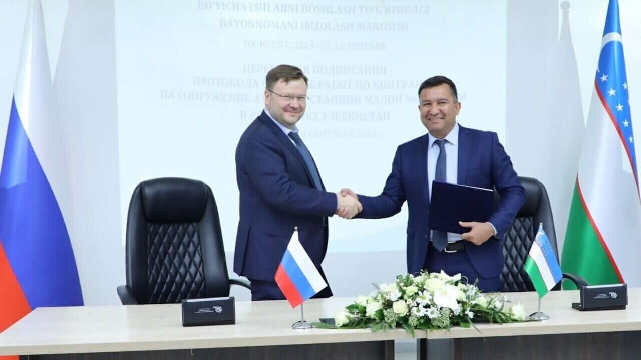 Rusya’nın Özbekistan’da kuracağı nükleer santral projesine başlama protokolü imzalandı