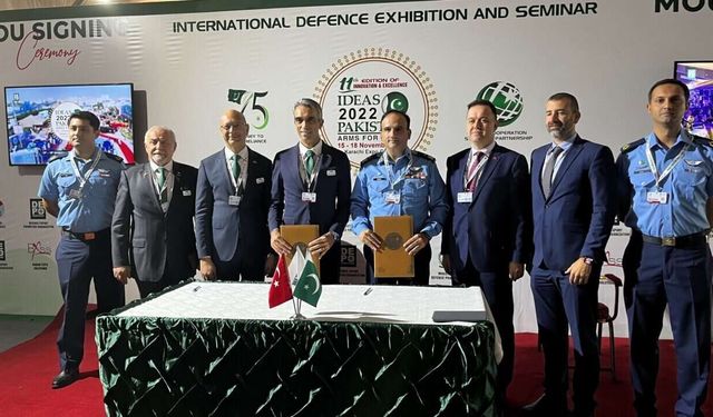 Meteksan ile Pakistan Hava Kuvvetleri, IDEAS 2022'de iş birliği anlaşması imzaladı