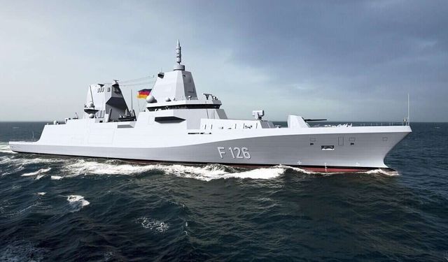 Alman Donanma tarihinin en büyük projesi F126 fırkateynlerinin ilk çeliği kesildi