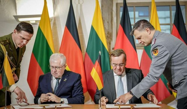 Almanya ve Litvanya arasında askeri iş birliği anlaşması imzalandı