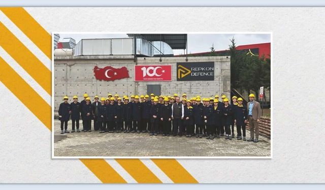 Şile Ayet Azer Aran Savunma Sanayi Mesleki ve Teknik Anadolu Lisesi'nden Repkon Defence'e ziyaret