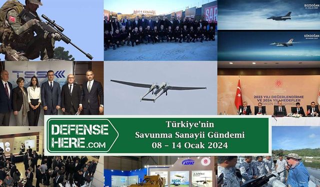 Türkiye'nin savunma sanayii gündemi 08 – 14 Ocak 2024
