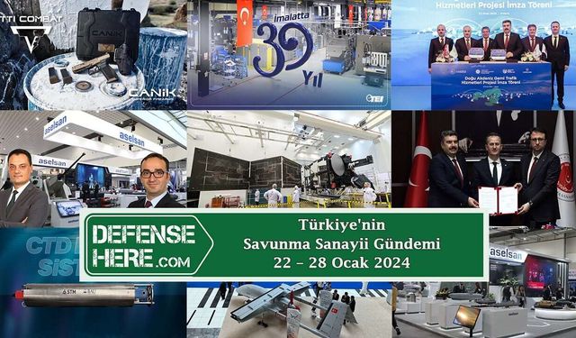 Türkiye'nin savunma sanayii gündemi 22 – 28 Ocak 2024