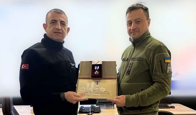 Haluk Bayraktar'a Ukrayna Savunma Bakanlığı'ndan madalya