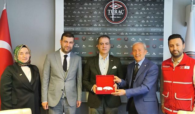 Kızılay Derneği Ankara Şube Başkanı Turaç'ı ziyaret etti