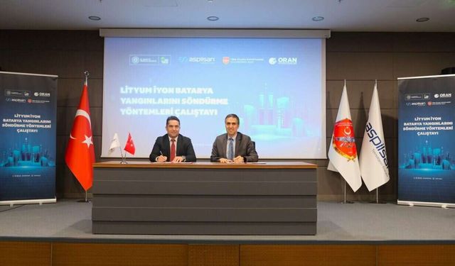 ASPİLSAN Enerji ile ORAN arasında iş birliği protokolü imzalandı