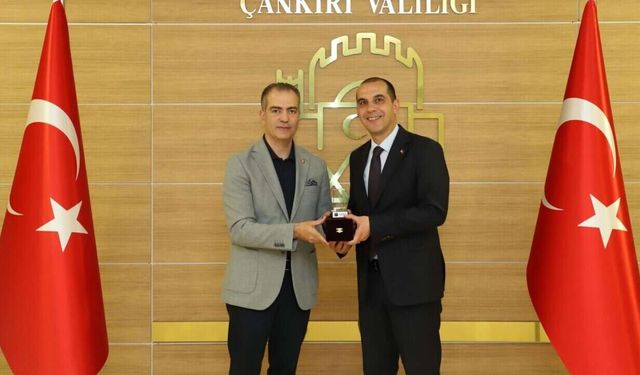 Turaç Genel Müdürü Altunbaş, Çankırı Valisi Taşolar'ı ziyaret etti