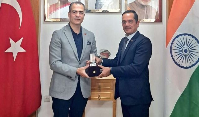 Turaç Genel Müdürü Altunbaş, Hindistan Askeri Ataşesi ile bir araya geldi