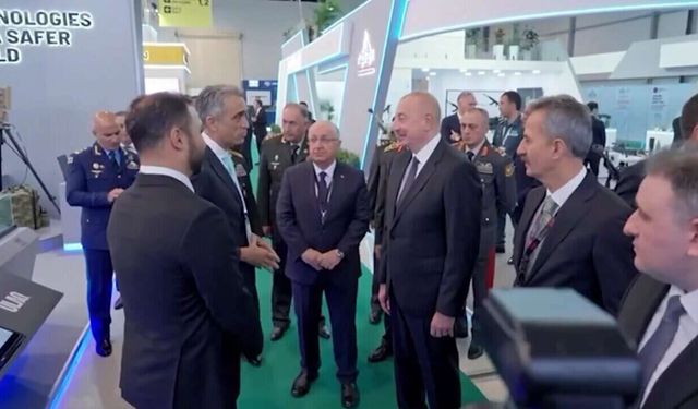 Meteksan Savunma, ADEX’te İlham Aliyev’i ağırladı