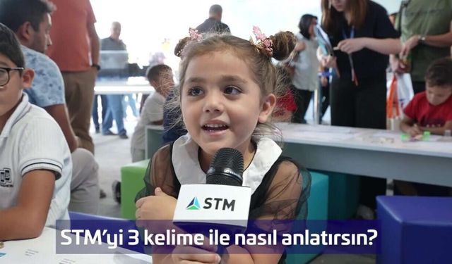 TEKNOFEST’te minikler STM’yi 3 kelimeyle anlattı