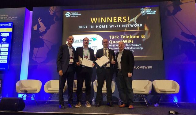 QuantWiFi Bilişim “Best In-Home Wi-Fi Network” ödülüne layık görüldü
