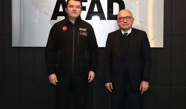 ULAK Haberleşme Genel Müdürü Kömürcü, AFAD Başkanı Memiş’i ziyaret etti
