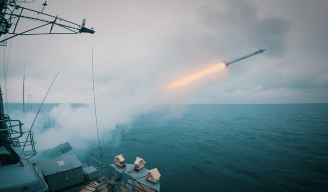 GÖKSUR Hava Savunma Sistemi'nin deniz ortamındaki ilk atışı yapıldı