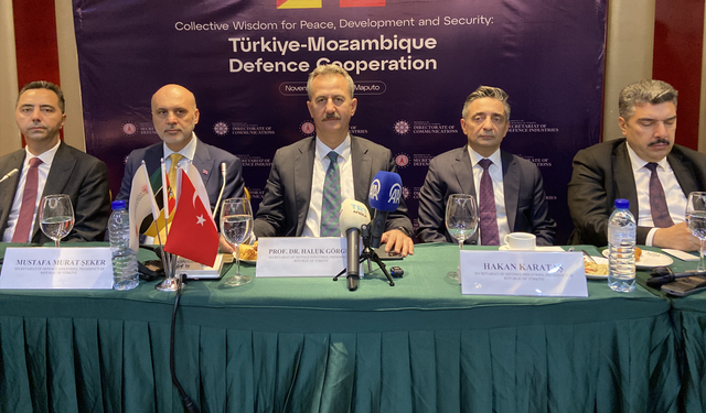 Türk savunma sanayisi temsilcileri Mozambik medyasıyla bir araya geldi