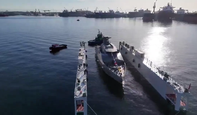 DEARSAN’ın Katar için inşa ettiği hücumbot suya indirildi