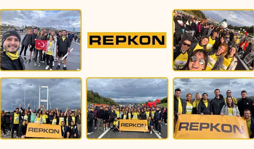 REPKON Makina ve REPKON Üretim Teknolojileri ekipleri İstanbul Maratonu’na katıldı