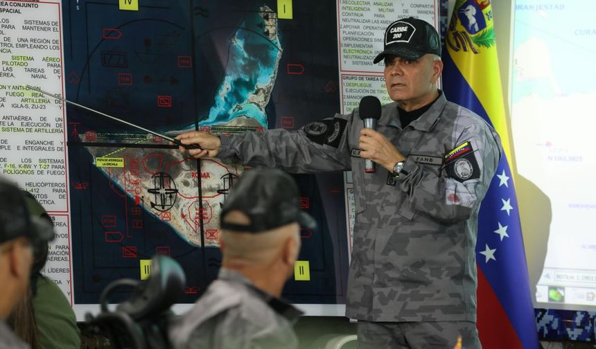 Venezuela ordusundan, Karayip Denizi'nde askeri tatbikat