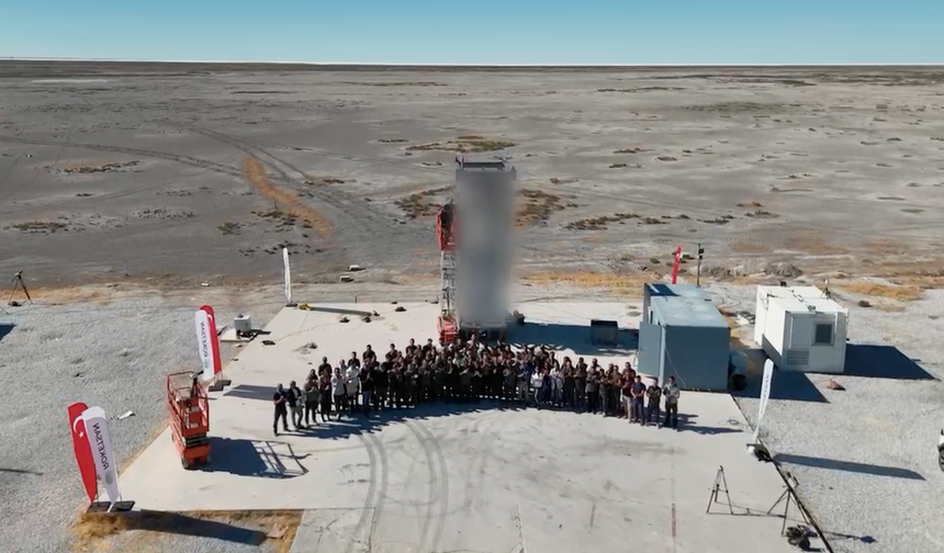 Milli Dikey Atım Lançer Sistemi ile ilk SİPER füzesi atışı başarıyla tamamlandı