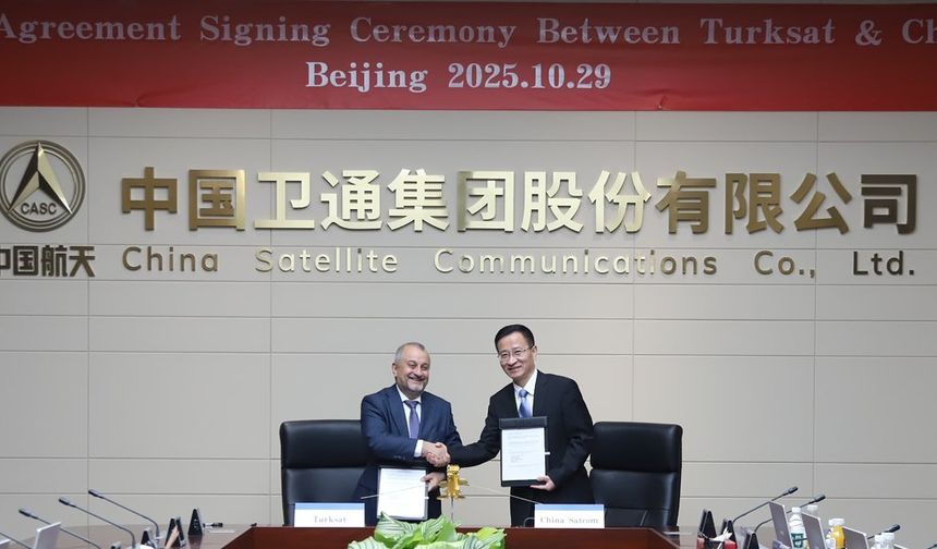 Türksat ve Chinasat işbirliği anlaşması imzaladı