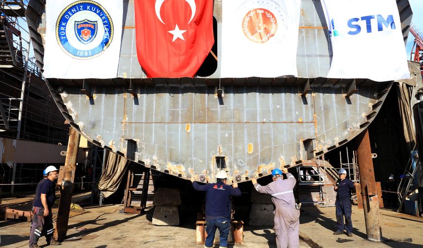 Milli Hücumbot'un ilk bloğu kızağa alındı