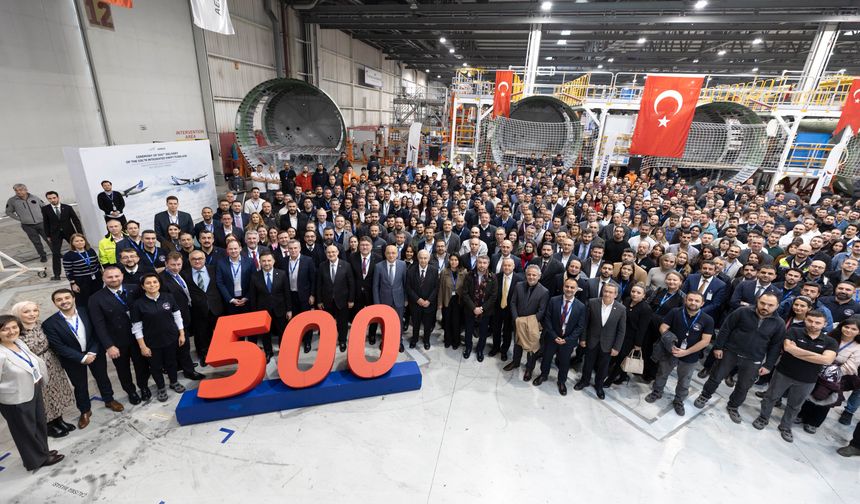 TUSAŞ A320 ailesi için teslimatlarına devam ediyor: 500 teslimat
